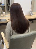 ショコラブラウン/髪質改善/ブリーチなしカラー