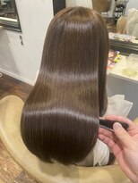 【栄矢場町】艶髪オリーブベージュ