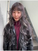 透明感髪質改善ベージュダブルカラーミルクティーグレージュ