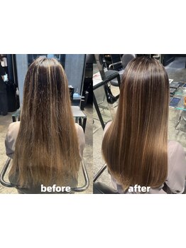 諦めかけた髪をscintillerに任せてみませんか?独自開発こだわりの髪質改善トリートメントで内側から潤う!