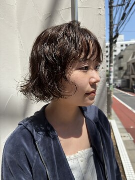 スタン 渋谷(Stam) ボブパーマ［暖色/ミニボブ/ショートボブ］