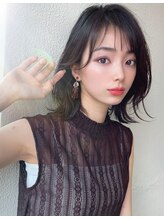 アフロートフクオカ(AFLOAT FUKUOKA) 【NEW OPEN】小顔前髪あり後れ毛サイドバングメルティカラー