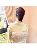 訪問着着付けヘアセット