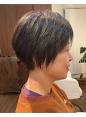 アシンメトリーショート