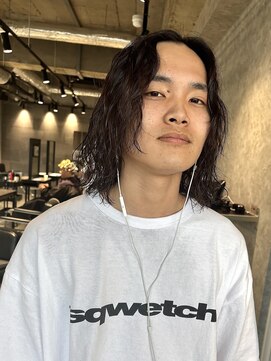 スタッド 松戸(stud. Men‘s) スパイラルパーマ/メンズボブ/ミディアムヘア