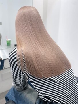 サンクマーケット 渋谷(cinq MARKET) 渋谷ミルクティーベージュハイトーンカラーヘーゼルベージュ30代