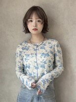 シエ バイ ケンジ 湘南台(sie by KENJE)&nbsp;透明感ベージュ♪柔らかさ引き立つ◎外ハネショートボブ