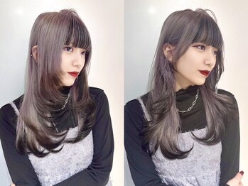 アルーシェウィズスカイ 原宿(Alushe with Sky)の写真/思い通りの色味に★インナーカラー/ダブルカラーも♪[原宿/表参道/ケアブリーチ/インナーカラー]
