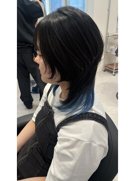 シーンヨコハマ 横浜店(SCENE yokohama) ハッシュカットインナーカラー