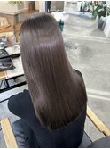 ツヤツヤストレート髪