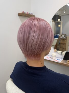 メンズ/ペールピンク