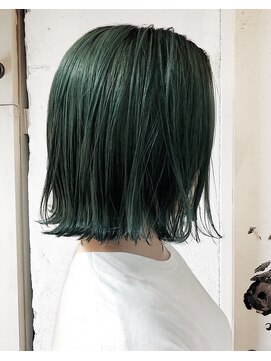 エノア 東京(ENORE) ミディアム｜アッシュグリーン｜ダブルカラー