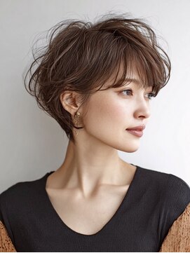 ハーツ(Heart's) 白髪ぼかし大人ショート脱白髪染め30代40代50代