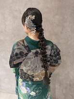 ブレス 横浜(bless)&nbsp;編みおろし/成人式ヘア/ヘアセット