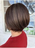 40代50代60代◎艶々さらさらショートヘアー/ショートボブ/ボブ