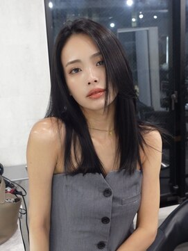 ラベル 渋谷(LAVEL) レイヤーカット×縮毛矯正×ケアカラー