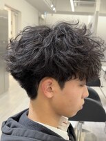 ビカムメンズヘアー 栄店(become men's hair)&nbsp;フリックパーマフリンジカット