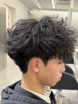 ビカムメンズヘアー 栄店(become men's hair) フリックパーマフリンジカット