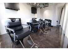 シグマルミエ 福島店(SIGMA LUMIER)の雰囲気（ゆったりとしたシャンプーブースで癒しの時間を♪）