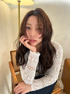 クレオ 伊勢崎(CReO) 顔まわりカット+アッシュカラー