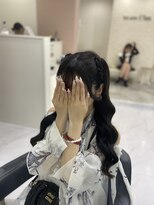 ヘア サロン クラン 東心斎橋店(hair salon clan)&nbsp;編み上げハーフツイン
