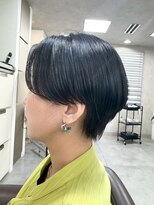 ホワイトストーン WHITE STONE ハンサムストレートショート暗めカラー
