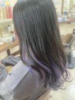 シャラク 高岡駅南店(sharaku)&nbsp;インナーカラーバイオレット