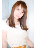 【morio池袋】夏人気の髪型 斜めバング大人可愛いストレート