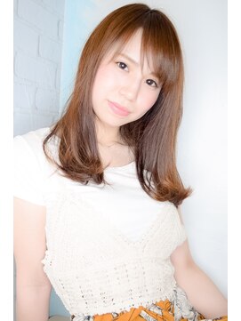 ラウンジ モリオ イケブクロ(Lounge MORIO Ikebukuro) 【morio池袋】夏人気の髪型 斜めバング大人可愛いストレート