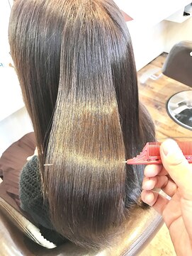 ウェーヴ アズシュガー 浜松佐藤店(wave as sugar) 〈wave佐藤店〉縮毛矯正 クリエイターストレート 黒髪 髪質改善