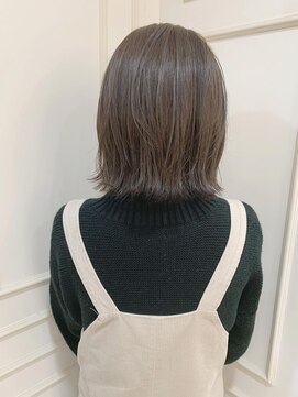 クロップ エス 湘南辻堂(crop es) 【crop es辻堂 藤田沙織】グレージュ外ハネボブ