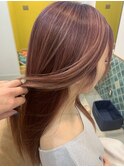 ピンクヘアカラー