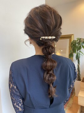 グリッター (Glitter) ヘアセット