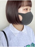 ぱつっとボブ