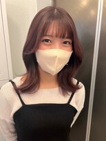 ボタン ハカタ(VOTAN hakata)&nbsp;【ろみおstyle】ピンクブラウン/くびれヘア/韓国ヘア