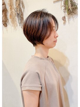 ガーデンエス 緑井店(GARDEN es) 前髪長めの2023年ハンサムショート