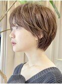 calna by ELMO/ショートボブ/ハンサムショート/丸みショート