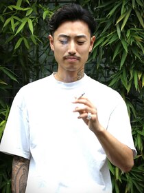 ガズル ハラジュク(GUZZLE HARAJUKU) *メンズ短髪ラフカール黒髪七三　スーツビジネスナチュラル*　