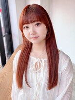 アイティー バイ アルバム 中野店(IT by ALBUM)&nbsp;オレンジロング_エアリーロングピンクブラウン_ba484741