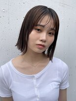 メアリー バイ メリー(marry by merry)&nbsp;【立町メアリーバイメリー】☆ベージュ×切りっぱなしボブ☆