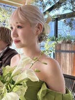 ペレ 梅田(PELE)&nbsp;前髪/アンブレラカラー/こなれミディ/イメチェン/ウェーブパーマ