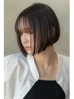 ケアリー  八千代緑が丘(Carelly)&nbsp;大人かわいい前髪セシルカットココアブラウンフリンジウェーブ