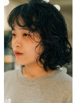 カフ(CAF)&nbsp;CAF河内 パーマ　大きめパーマ　ボブパーマ大阪 心斎橋