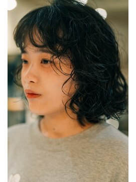 カフ(CAF) CAF河内 パーマ　大きめパーマ　ボブパーマ大阪 心斎橋