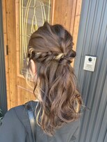 プライベート ヘアサロン カオ(private hair salon kao) お呼ばれハーフアップ