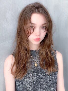 アンスリウム 吹田(Anthurium) ミディアムレイヤー/大人可愛い/髪質改善/シースルーバング