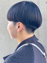 オーク 学芸大学(OAK)&nbsp;丸み マッシュショート 刈り上げ ツーブロック 黒髪ショート