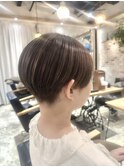short×Olive beige