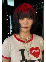 ベレーザ 渋谷(BELEZA)&nbsp;13943ブリーチ＆ダブルカラーウルフレイヤーニュアンスカラー