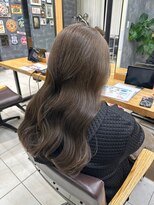 ウィーブ 成田店(Weve)&nbsp;ホワイトグレージュ/デジタルパーマ/チェリーブラウン/成田